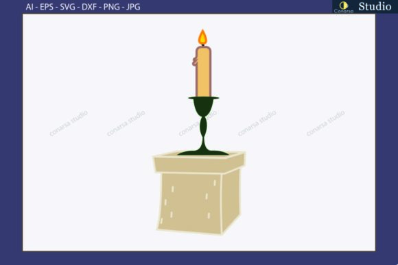 Boho Candle Retro