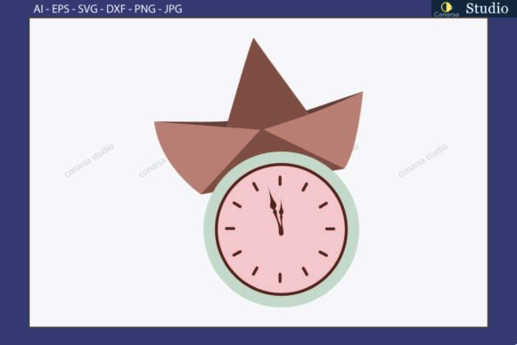 Clock Retro Boho
