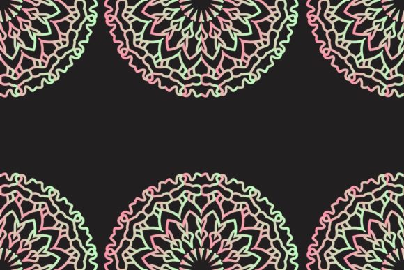 Mandala Retro Background Style