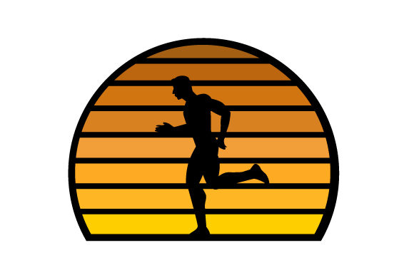 Retro Runner Silhouette